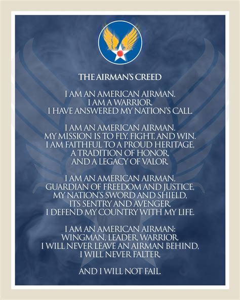 air force enlisted creed.